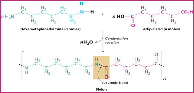 Synthesis of polyamide by condensation polymerization